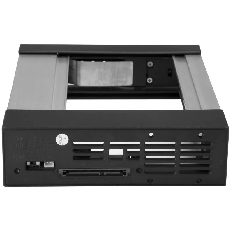 StarTech.com 5.25 to 3.5 Hard Drive Hot Swap Bay - For 3.5 inch SATA/SAS Drives - Trayless - Aluminum