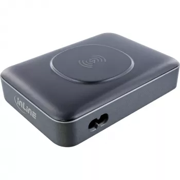 Portable Battery InLine Qi Powerstation Multiport, 20V