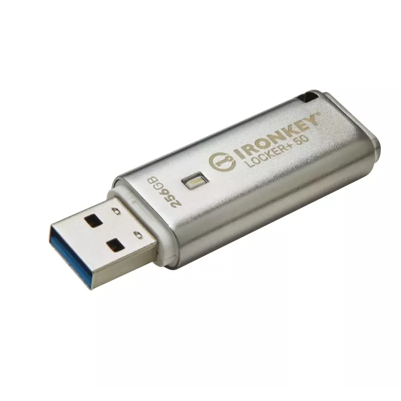 USB Flash Drive Kingston 256GB USB Type-A IronKey Locker Plus 50