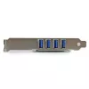StarTech.com 4 Port PCI Express PCIe SuperSpeed USB 3.0 Controller Card Adapter with UASP - SATA Power