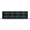 StarTech.com 8 Port USB to DB9 RS232 Serial Adapter Hub – Industrial DIN Rail and Wall Mountable