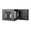 StarTech.com 4-Post 12U Wall Mount Network Cabinet with 1U Shelf, 19 inch Hinged Wall-Mounted Server Rack for Data / AV / Electronics / Computer Equipment, Flexible Vented Rack Enclosure