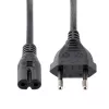 StarTech.com 1m (3ft) Laptop Power Cord, EU Plug to C7, 2.5A 250V, 18AWG, Laptop Replacement Cord, Printer Power Cable, Laptop Charger Cord, Laptop Power Brick Cord - UL Listed