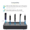 StarTech.com Standalone 1 to 5 USB Thumb Drive Duplicator and Eraser, Multiple USB Flash Drive Copier, System and File and Whole-Drive Copy at1.5 GB/min, Single and 3-Pass Erase, LCD Display - TAA