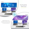 StarTech.com Dual-Laptop USB-C KVM Docking Station, Dual Monitor 4K 60Hz DisplayPort Dock, 5-Port USB Hub, GbE, 90W/45W Power Delivery to Two Laptops, Windows/Mac, 2-Host KVM Dock - TAA