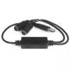 StarTech.com USB to PS/2 Adapter - Keyboard and Mouse, 0.435 m, Black, 1 - USB A, 2 - DIN 6, 46 g, 142 mm, 175 mm