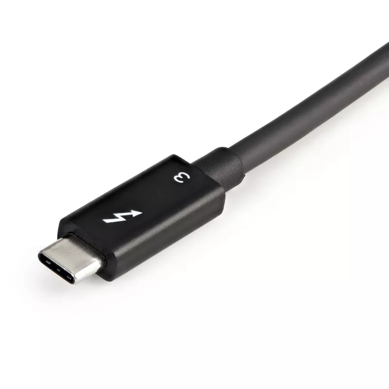 StarTech.com Thunderbolt to Dual DisplayPort Adapter DP 1.4, Dual 4K 60Hz or Single 8K/5K Thunderbolt to DP Converter, 2x DisplayPort Monitor Video Display Adapter - Mac & Windows