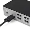 StarTech.com USB-C & USB-A Dock - Hybrid Universal Triple Monitor Laptop Docking Station DisplayPort & HDMI 4K 60Hz - 85W Power Delivery, 6x USB Hub, GbE, Audio - USB 3.1 Gen 2 10Gbps - TAA
