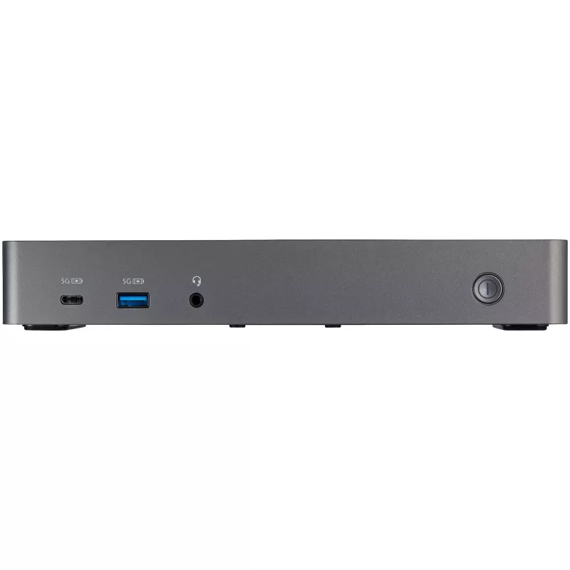 StarTech.com USB-C & USB-A Dock - Hybrid Universal Triple Monitor Laptop Docking Station DisplayPort & HDMI 4K 60Hz - 85W Power Delivery, 6x USB Hub, GbE, Audio - USB 3.1 Gen 2 10Gbps - TAA