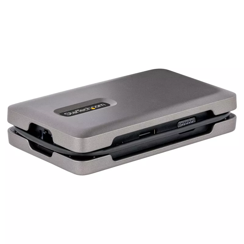 StarTech.com USB-C Dual Monitor Multiport Adapter up to 4K 60Hz USB-C DP Alt Mode Video Output & HDMI 2.0, or 1080p VGA, 100W PD Pass-Through, USB Type C Mini Dock, USB-C Docking Station, MST Hub