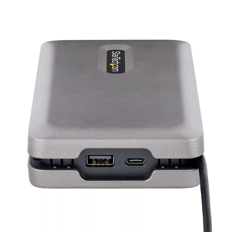 StarTech.com USB-C Dual Monitor Multiport Adapter up to 4K 60Hz USB-C DP Alt Mode Video Output & HDMI 2.0, or 1080p VGA, 100W PD Pass-Through, USB Type C Mini Dock, USB-C Docking Station, MST Hub