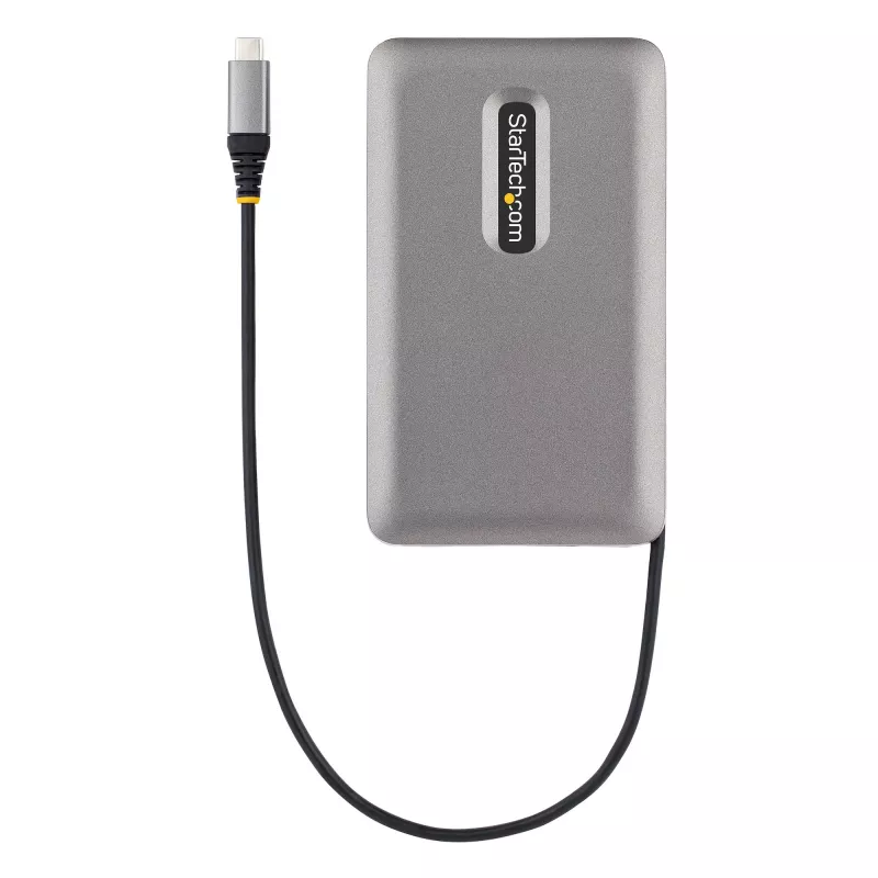 StarTech.com USB-C Dual Monitor Multiport Adapter up to 4K 60Hz USB-C DP Alt Mode Video Output & HDMI 2.0, or 1080p VGA, 100W PD Pass-Through, USB Type C Mini Dock, USB-C Docking Station, MST Hub
