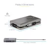 StarTech.com USB-C Dual Monitor Multiport Adapter up to 4K 60Hz USB-C DP Alt Mode Video Output & HDMI 2.0, or 1080p VGA, 100W PD Pass-Through, USB Type C Mini Dock, USB-C Docking Station, MST Hub