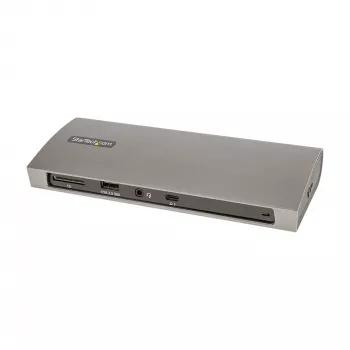 StarTech.com Thunderbolt 4 Dock, 96W Power Delivery, Single 8K/Dual Monitor 4K 60Hz, 3xTB4/USB4 ports, 4xUSB-A, SD, GbE, Thunderbolt 4 Docking Station for Windows or TB3 MacBook, 0.8m Cable