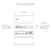 StarTech.com Thunderbolt 4 Dock, 96W Power Delivery, Single 8K/Dual Monitor 4K 60Hz, 3xTB4/USB4 ports, 4xUSB-A, SD, GbE, Thunderbolt 4 Docking Station for Windows or TB3 MacBook, 0.8m Cable