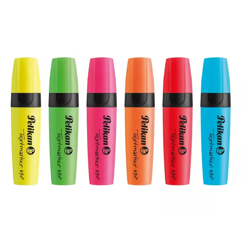 Marker Pelikan Textmarker 490 Multicolour 6 pc(s)