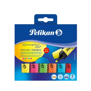 Marker Pelikan Textmarker 490 Multicolour 6 pc(s)