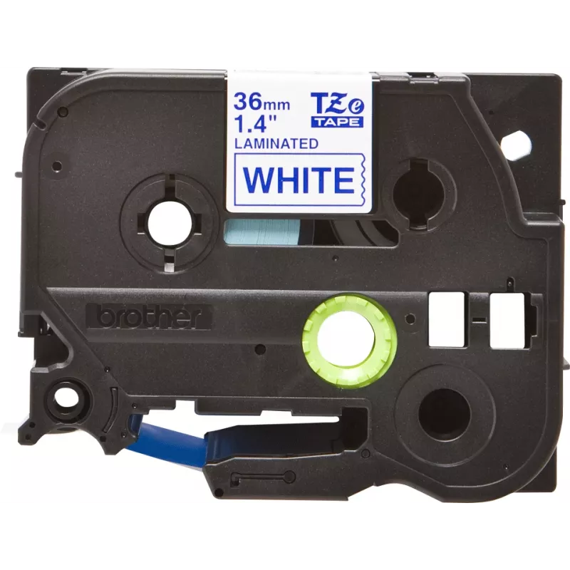 Label tape Brother TZe263 36mm Blue on White