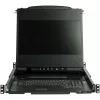 StarTech.com Dual Rail Rackmount KVM Console HD 1080p - Single Port DVI/VGA KVM w/17 inch LCD Monitor for Server Rack - Fully Featured 1U LCD KVM Drawer w/Cables - USB Support - 44230 MTBF