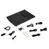 StarTech.com Dual Rail Rackmount KVM Console HD 1080p - Single Port DVI/VGA KVM w/17 inch LCD Monitor for Server Rack - Fully Featured 1U LCD KVM Drawer w/Cables - USB Support - 44230 MTBF