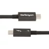 StarTech.com 1.6ft Thunderbolt 4 Cable - 40Gbps - 100W PD - 4K/8K Video - Intel-Certified Thunderbolt Cable - Compatible w/USB 4/Thunderbolt 3/USB 3.2/USB Type-C/DisplayPort