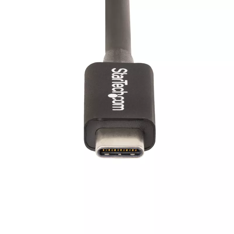 StarTech.com 1.6ft Thunderbolt 4 Cable - 40Gbps - 100W PD - 4K/8K Video - Intel-Certified Thunderbolt Cable - Compatible w/USB 4/Thunderbolt 3/USB 3.2/USB Type-C/DisplayPort