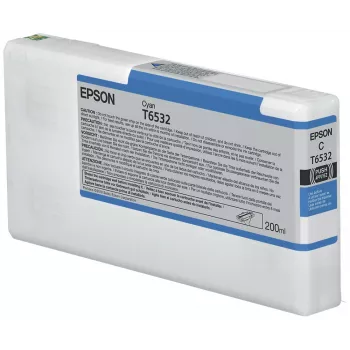 Epson T6532 Cyan Ink Cartridge (200ml), Cyan, 200 ml, 1 pc(s)