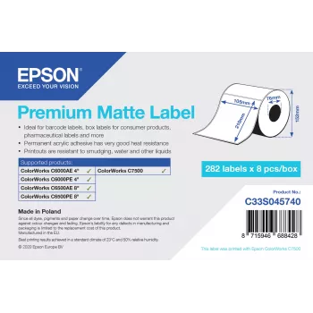 Epson C33S045740 printer label Self-adhesive printer label