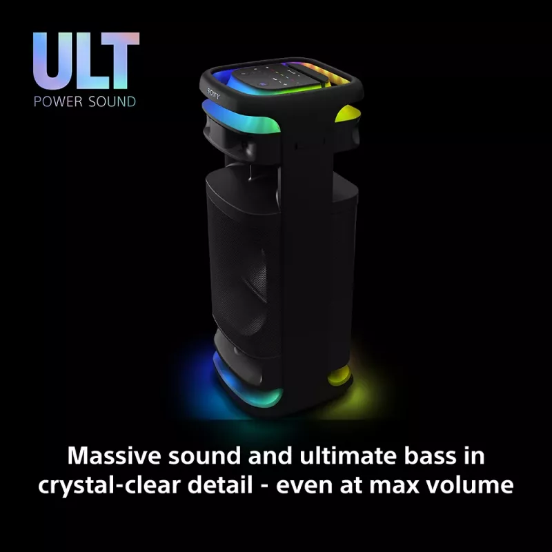 Speaker Sony SRS-ULT1000 ULT TOWER 10 — 139 W, Bluetooth, portable, black