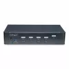 StarTech.com 4-Port DisplayPort KVM Switch, Single 4K 60Hz Monitor, 6x USB Ports, Push-Button & Hotkey Switching, DisplayPort 1.2, OS Independent, TAA Compliant