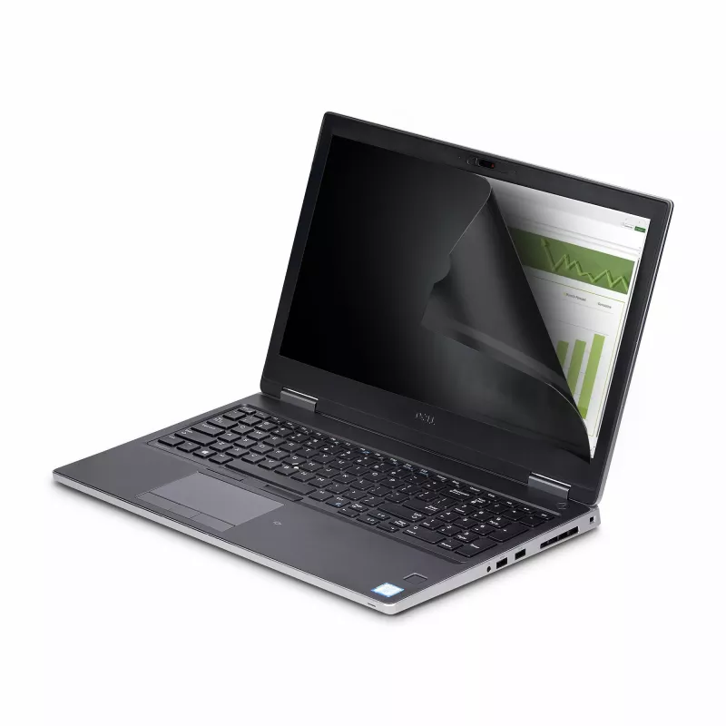 StarTech.com 13.3-inch 16:9 Flip-Up Privacy Screen with Touch, Anti-Glare Blue Light Filter, Laptop Monitor Screen Protector, +/- 30 Deg. View Angle