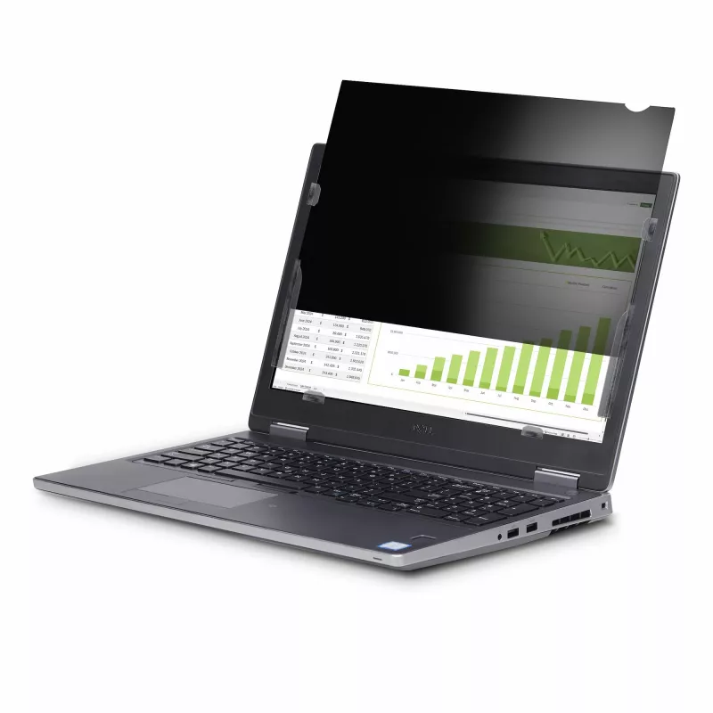 StarTech.com 13.3-inch 16:9 Flip-Up Privacy Screen with Touch, Anti-Glare Blue Light Filter, Laptop Monitor Screen Protector, +/- 30 Deg. View Angle