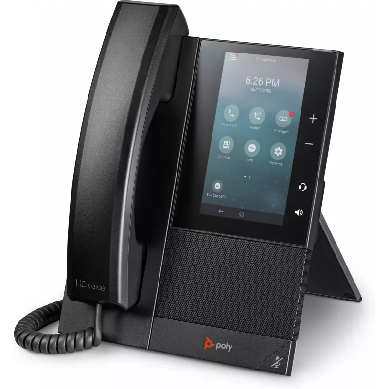 HP Poly CCX 500 Business Media Phone with Open SIP and PoE-enabled