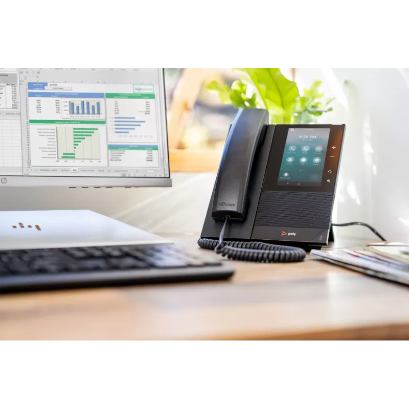 HP Poly CCX 500 Business Media Phone with Open SIP and PoE-enabled