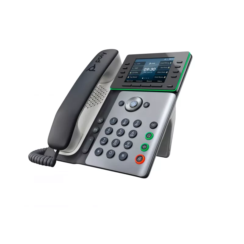 HP Poly Edge E300 IP Phone and PoE-enabled, IPS, 320 x 240 pixels, 4:3, HTTPS, ENERGY STAR, EAC, Federal Communications Commission (FCC), CE