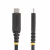 StarTech.com 50cm (1.6ft) USB4 Cable, USB-IF Certified USB-C Cable, 40Gbps, 240W Power Delivery PD 3.1 EPR, 8K 60Hz, USB Type-C Data Transfer Cable/Cord, Compatible w/Thunderbolt/USB 3.2 Ports