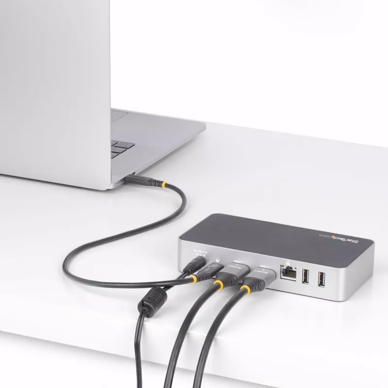 StarTech.com 50cm (1.6ft) USB4 Cable, USB-IF Certified USB-C Cable, 40Gbps, 240W Power Delivery PD 3.1 EPR, 8K 60Hz, USB Type-C Data Transfer Cable/Cord, Compatible w/Thunderbolt/USB 3.2 Ports