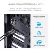 StarTech.com 5-Port USB PCIe Card, USB 3.2 10Gbps, PCI Express Card with 4x USB-C Ports, 1x USB-A Internal Port, USB PCIe Controller Card, Windows/macOS/Linux
