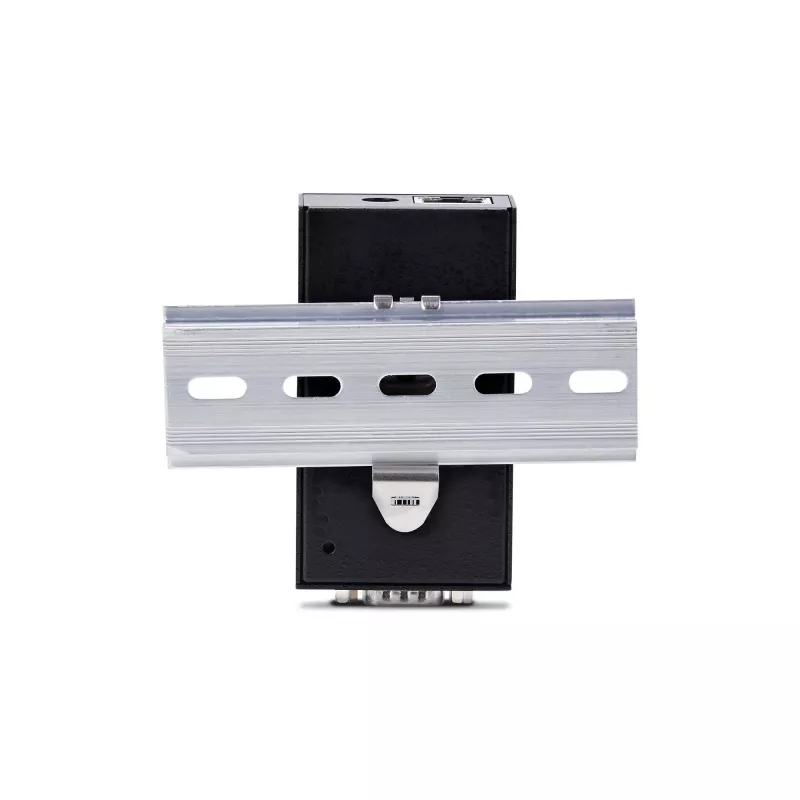 StarTech.com 1-Port Serial to Ethernet Adapter, 802.3af PoE IP Serial Device Server For Remote RS232 Devices, Wall/DIN Rail Mountable, RJ45 LAN to DB9 Serial Converter, TAA