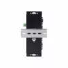StarTech.com 4-Port Serial to Ethernet Adapter, IP Serial Device Server For Remote RS232 Devices, Wall/DIN Rail Mountable, Metal Housing, RJ45 LAN to DB9 Serial Converter