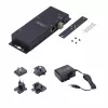 StarTech.com 2-Port Serial to Ethernet Adapter, IP Serial Device Server For Remote RS232 Devices, Wall/DIN Rail Mountable, Metal Housing, RJ45 LAN to DB9 Serial Converter