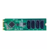 StarTech.com 4-Port M.2 to SATA Adapter Card, M.2 PCIe 3.0 to SATA HDD/SSD Expansion Card, ASM1064 Chipset, M.2 NVMe to 4x HDD/SSD for Windows/macOS/Linux