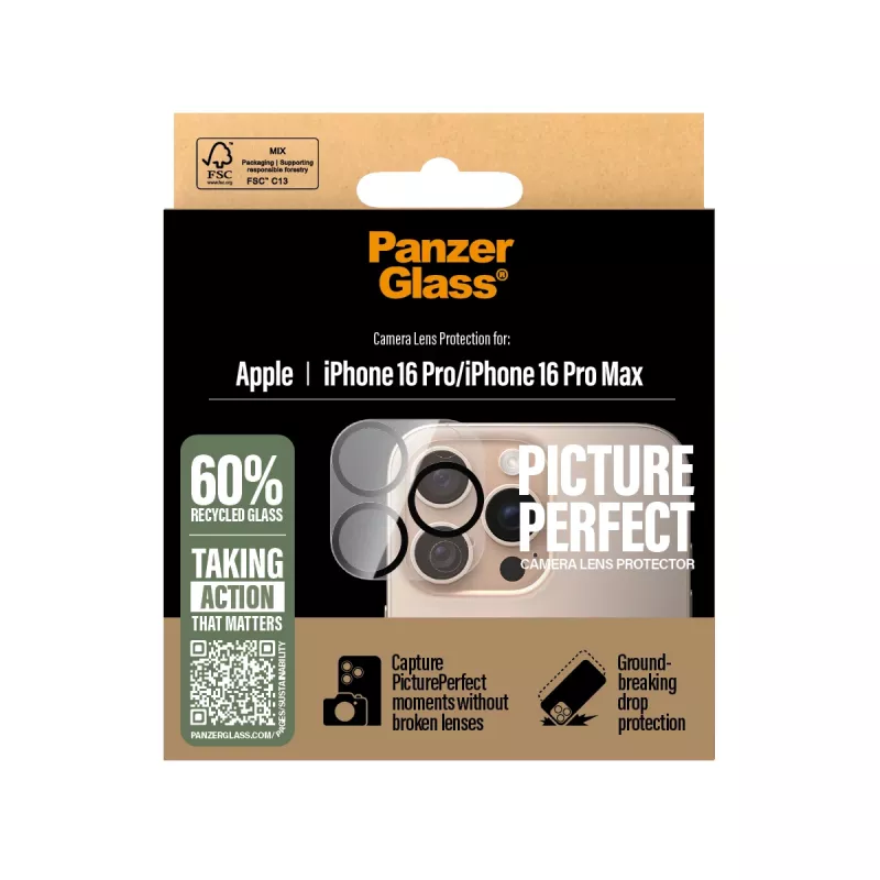 PanzerGlass ® PicturePerfect Camera Lens Protector iPhone 16 Pro | 16 Pro Max