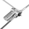StarTech.com Universal Laptop Cable Lock 6.6ft (2m), Serialized Security Cable for Notebook, Compatible w/Noble Wedge®/Nano/K-Slot; Keyless Combination Cable, TAA