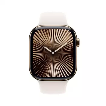 Smartwatch Apple Watch Series 10 GPS + Cellular 46mm Gold Titanium Case Starlight Sport Band M/L