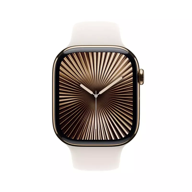 Smartwatch Apple Watch Series 10 GPS + Cellular 46mm Gold Titanium Case Starlight Sport Band M/L