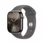 Smartwatch Apple Watch Series 10 GPS + Cellular 46mm Natural Titanium Case Stone Grey Sport Band S/M