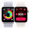 Smartwatch Apple Watch SE GPS + Cellular 44mm Silver Aluminium Case Blue Cloud Sport Loop
