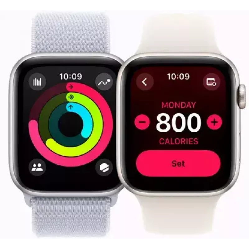 Smartwatch Apple Watch SE GPS + Cellular 44mm Silver Aluminium Case Blue Cloud Sport Loop