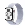 Smartwatch Apple Watch SE GPS + Cellular 44mm Silver Aluminium Case Blue Cloud Sport Loop